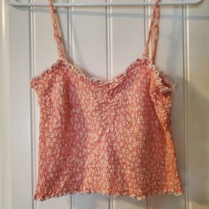 Arlene smocked tank top